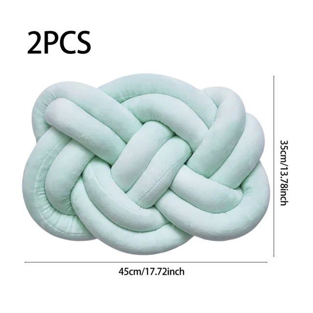 Lifeideas 2 Pcs Knot Cushions