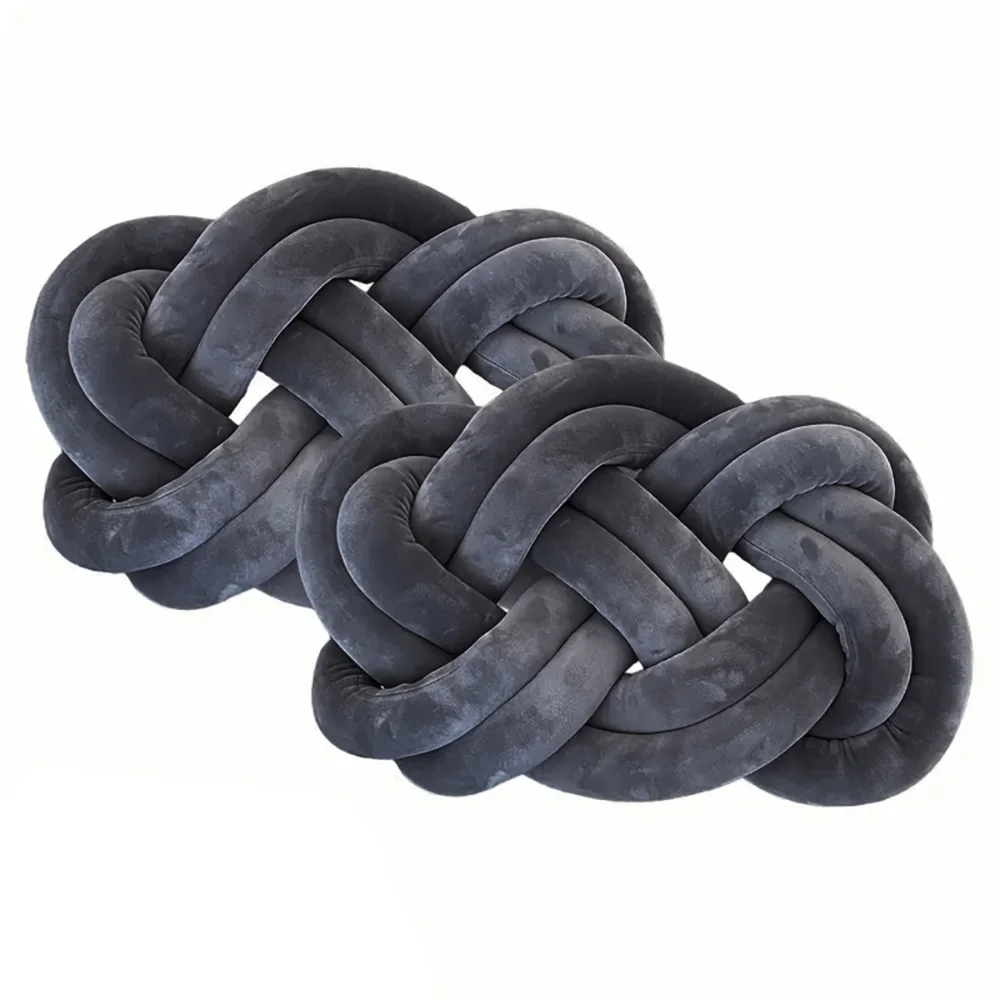 Lifeideas 2 Pcs Knot Cushions - One Size Image 3