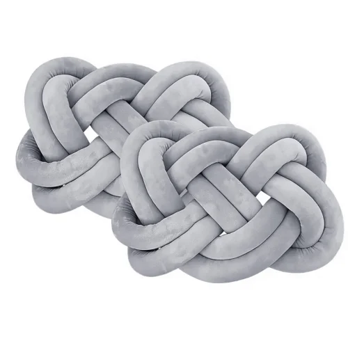 Lifeideas 2 Pcs Knot Cushions - One Size Image 3