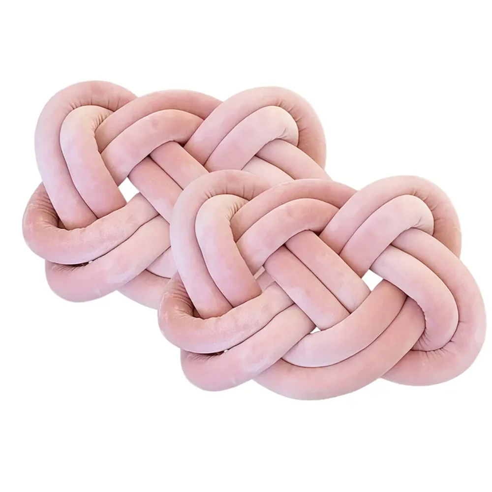 Lifeideas 2 Pcs Knot Cushions - One Size Image 3
