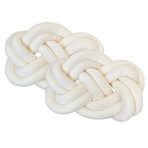 Lifeideas 2 Pcs Knot Cushions - One Size Image 3