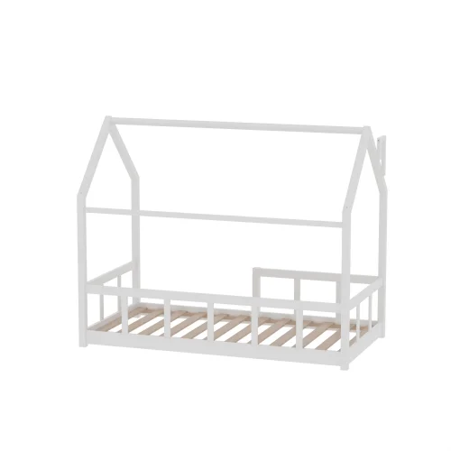 Kidkid White Wooden House Bed Frame - One Size Image 4