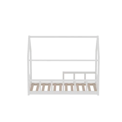 Kidkid White Wooden House Bed Frame - One Size Image 3