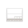 Kidkid White Wooden House Bed Frame - One Size Image 3