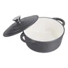 Lifeideas Enameled Cast Iron Dutch Oven Pot with Lid - M Image 4