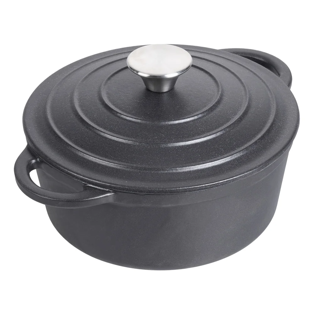 Lifeideas Enameled Cast Iron Dutch Oven Pot with Lid - M Image 3