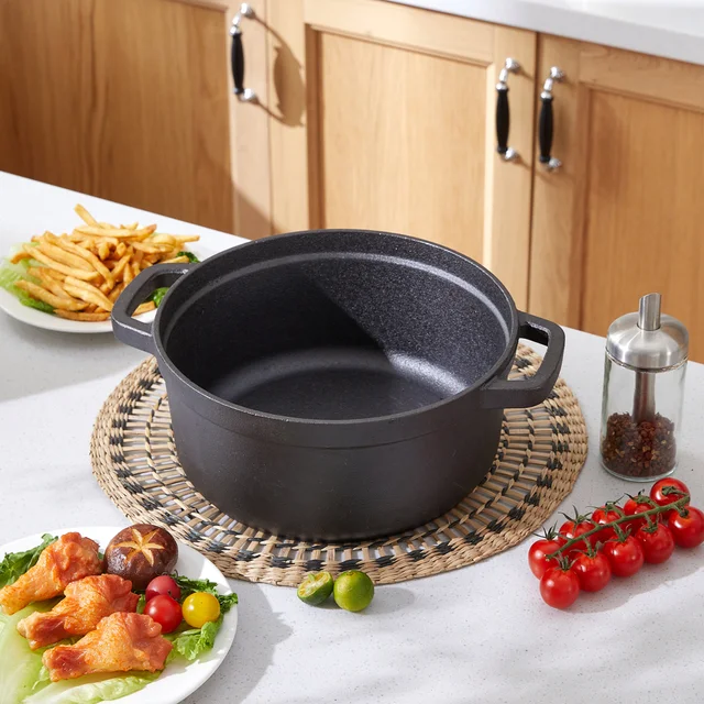 Lifeideas Round Cast Iron Grill Pan