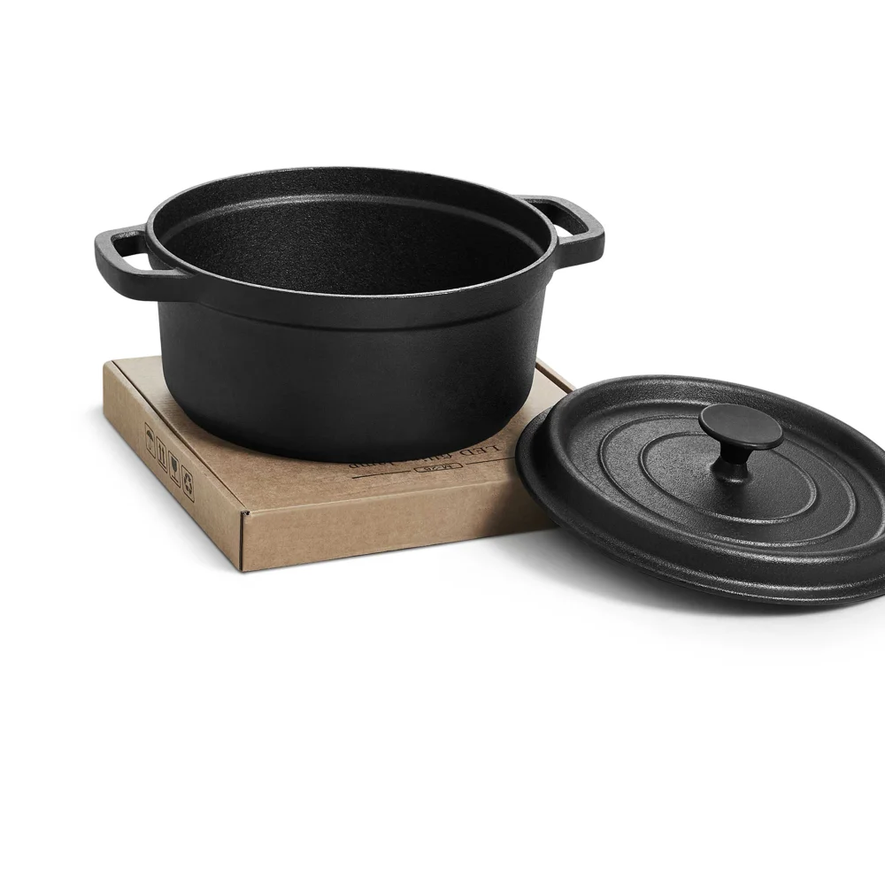 Lifeideas Round Cast Iron Grill Pan - One Size Image 4
