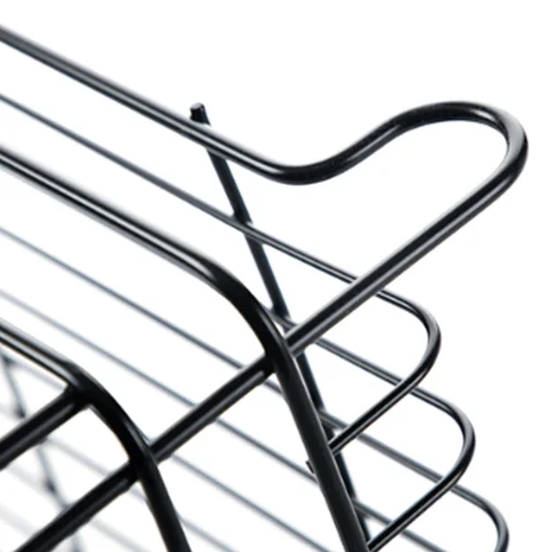 Lifeideas 2-Tier Metal Kitchen Dish Drainer Rack - One Size Image 4