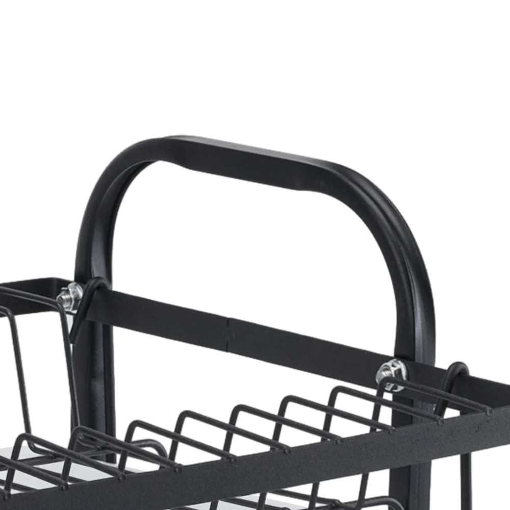 Lifeideas Steel Dish Drying Rack 2-Tier - One Size Image 4