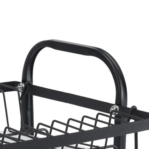 Lifeideas Steel Dish Drying Rack 2-Tier - One Size Image 4