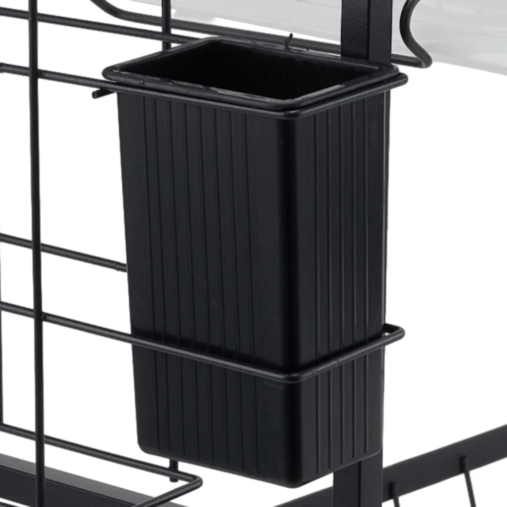 Lifeideas Steel Dish Drying Rack 2-Tier - One Size Image 5