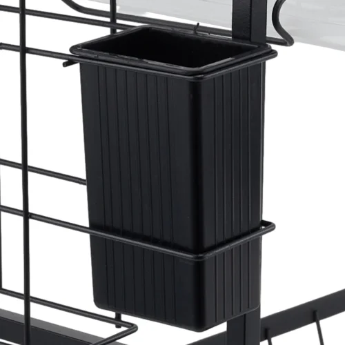 Lifeideas Steel Dish Drying Rack 2-Tier - One Size Image 5