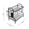 Lifeideas Steel Dish Drying Rack 2-Tier - One Size Image 2