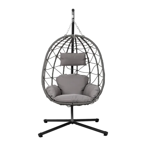 Breeins Swing Egg Chair with Stand & Cushion - One Size Image 3