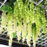 Lifeideas 12pcs Artificial White Wisteria Hanging Vines - One Size Image 3