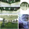 Lifeideas 12pcs Artificial White Wisteria Hanging Vines - One Size Image 4
