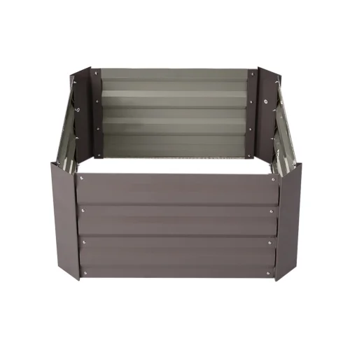 Breeins Galvanized Steel Square Raised Garden Bed Planter Box - One Size Image 5