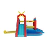 Kidkid Kids Inflatable Bouncy Castle with Double Slide & Basketball Hoop - One Size Image 3