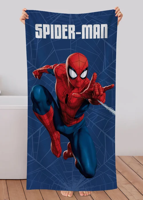 Disney's Spider-Man Blue Towel - One Size Image 1