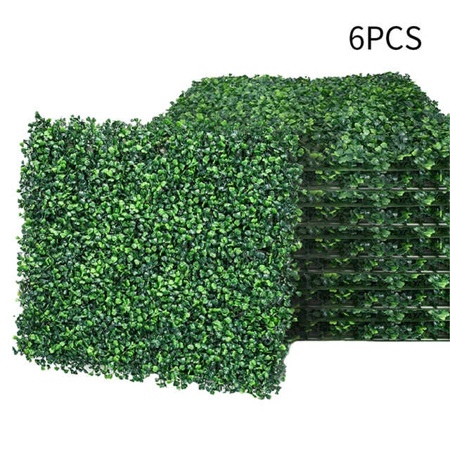 Lifeideas 6Pcs Decorative Artificial Boxwood Panels
