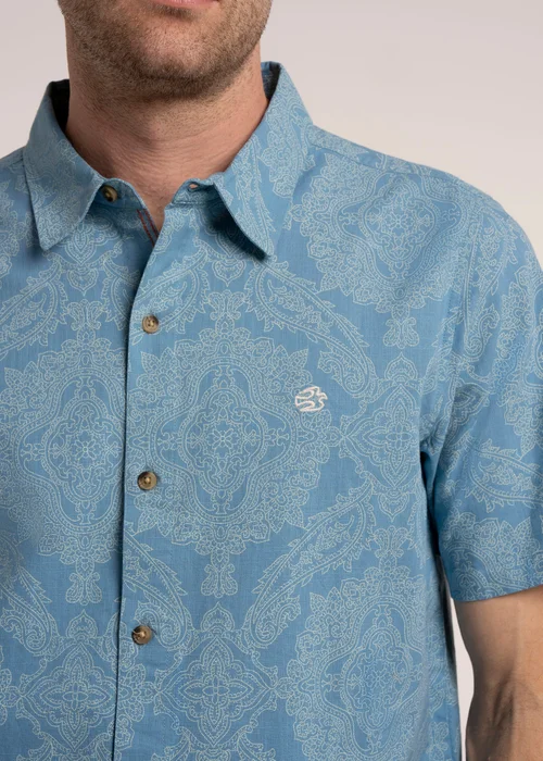 Brakeburn Blue Netley Shirt - M Image 3