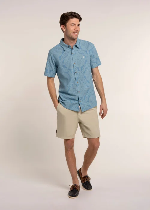 Brakeburn Blue Netley Shirt - M Image 1