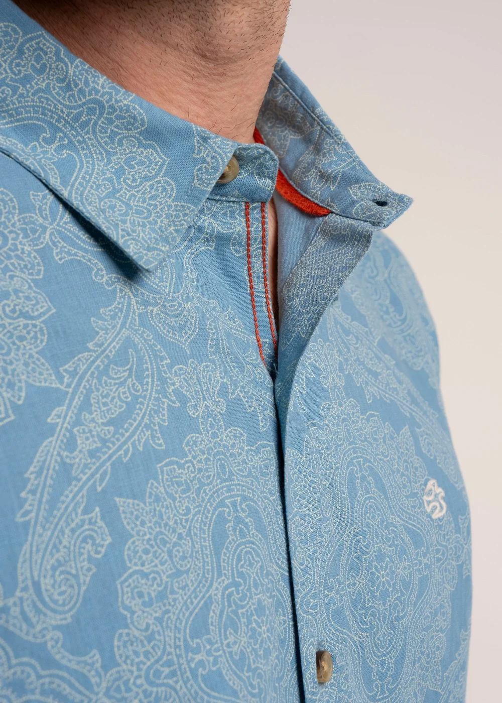 Brakeburn Blue Netley Shirt - M Image 5