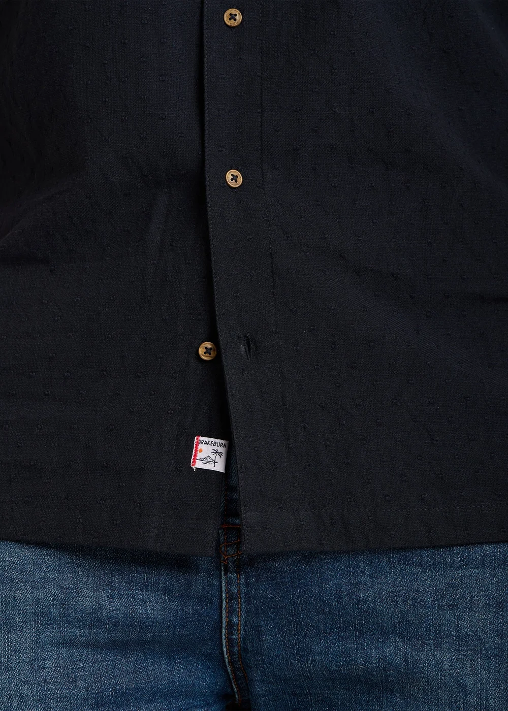 Brakeburn Black Slawston Shirt - XL Image 2