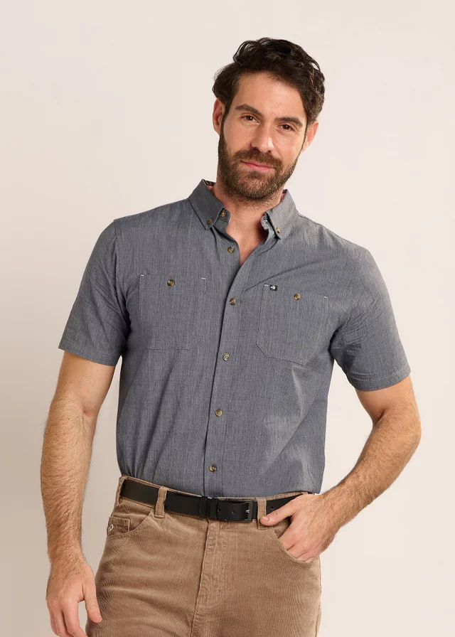 Brakeburn Blue Oakenshaw Shirt