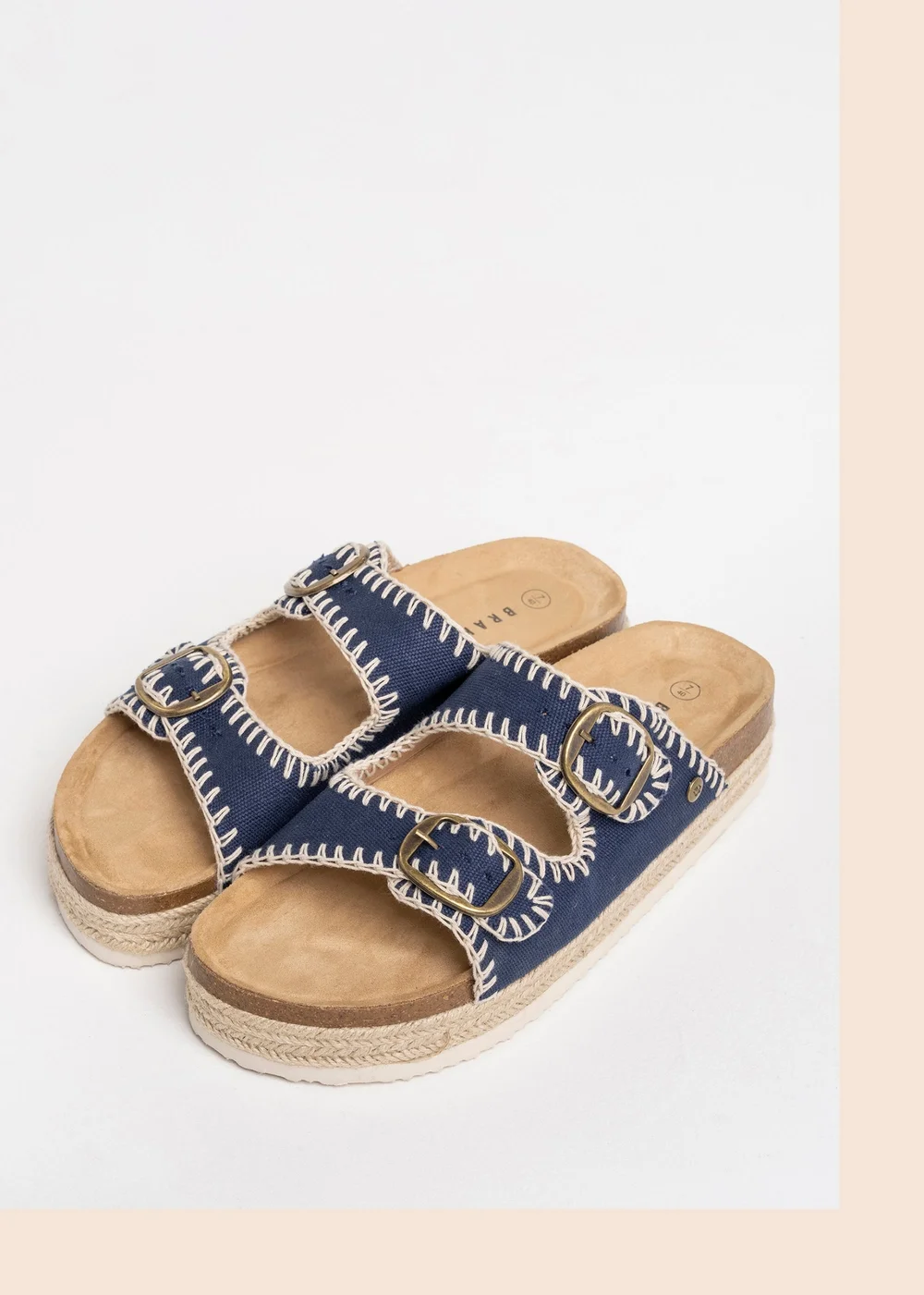 Brakeburn Navy Houns Sandal - 8 Image 4