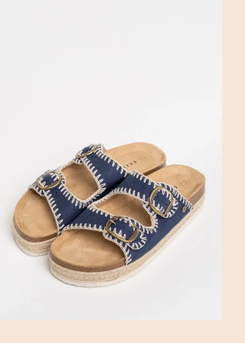Brakeburn Navy Houns Sandal - 8 Image 4