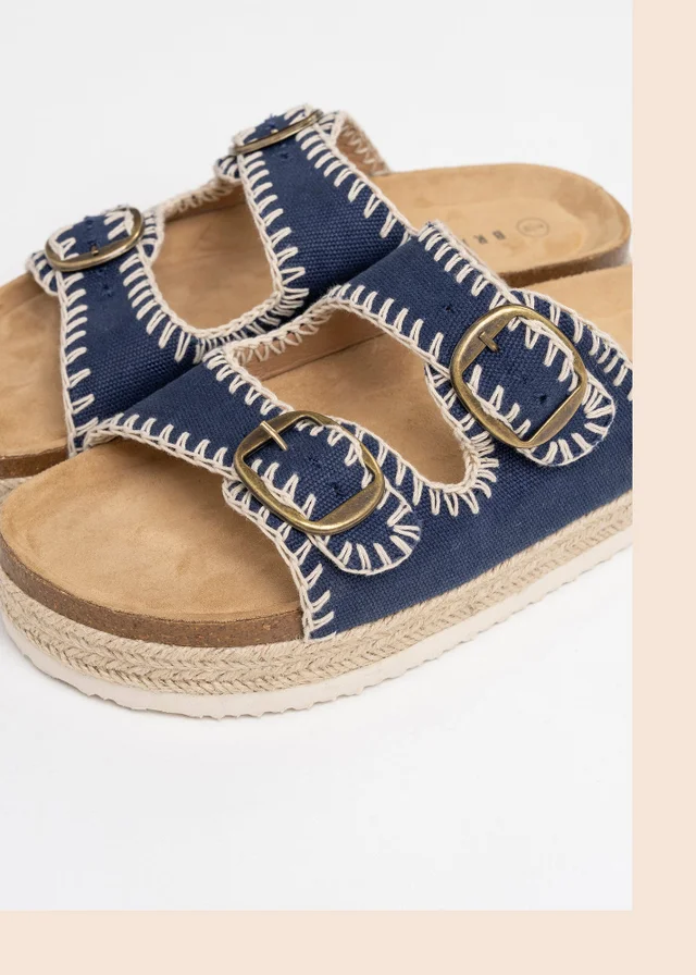 Brakeburn Navy Houns Sandal