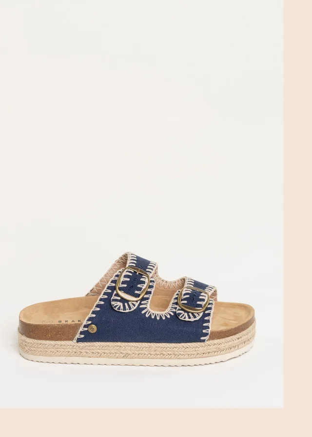 Brakeburn Navy Houns Sandal