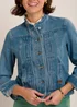 Brakeburn Blue Ruffle Neck Jacket - 8 Image 4