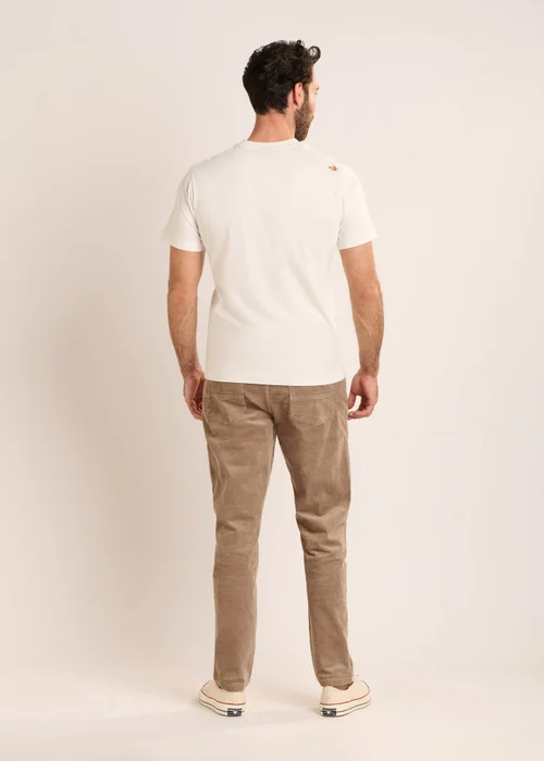 Brakeburn Cream Mountfield T-Shirt - L Image 2
