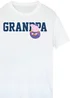 Spiral Galaxy Peppa Pig Grandpa Pig White Graphic T-Shirt - XL Image 2