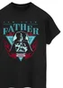 Spiral Galaxy Star Wars I Am Your Father Black Graphic T-Shirt - 5XL Image 2
