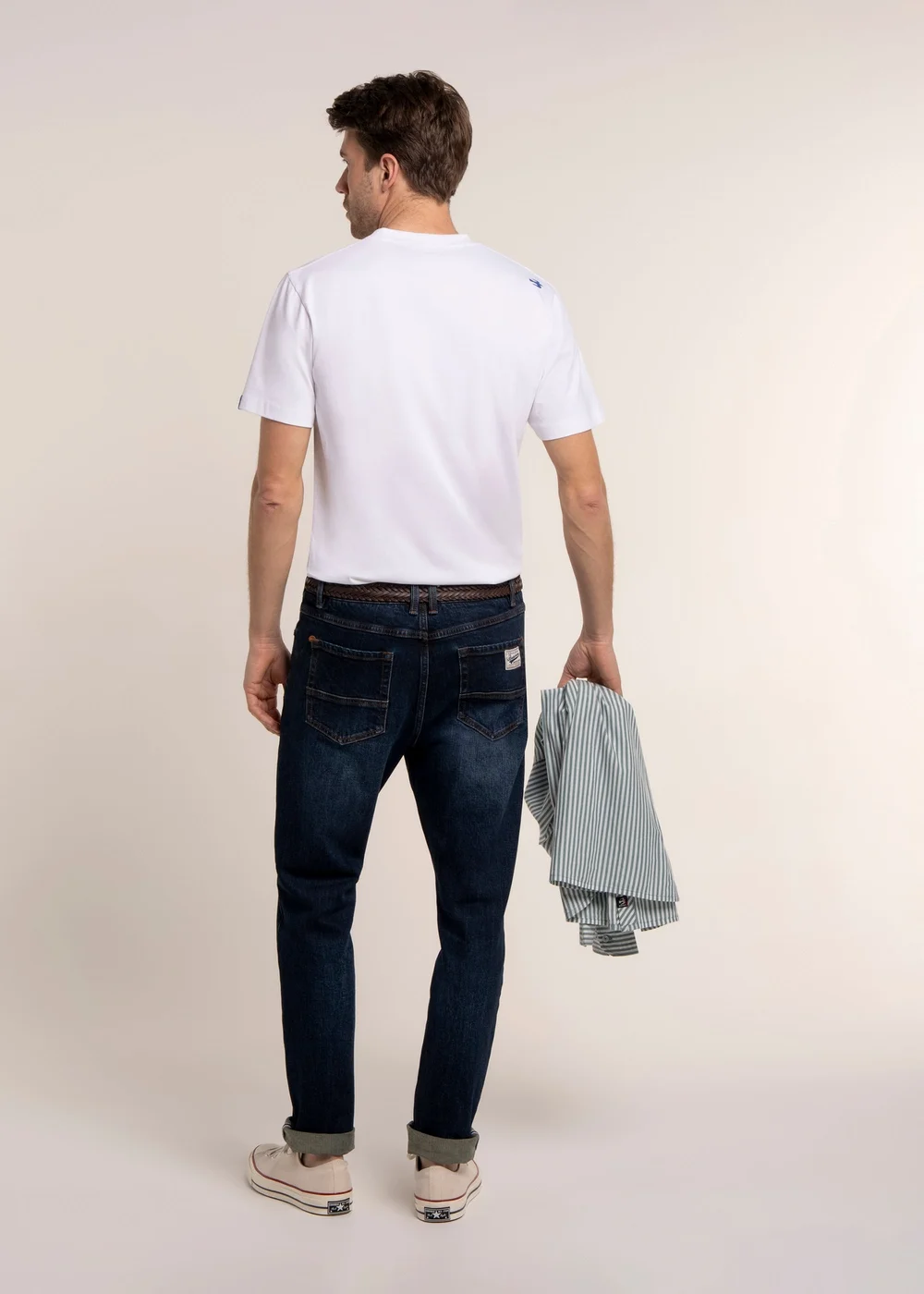 Brakeburn White Rackheath T-Shirt - S Image 2