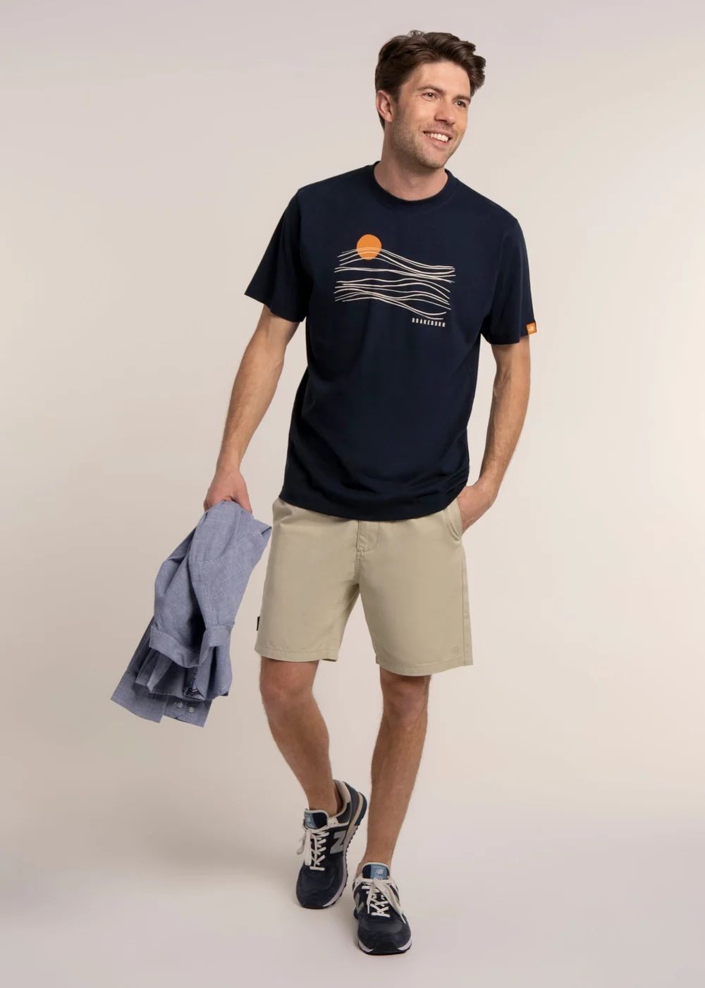 Brakeburn Navy Wavendon T-Shirt - 2XL Image 1