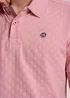 Brakeburn Pink Scampton Jacquard Polo - 2XL Image 3