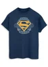 Spiral Galaxy DC Comics Superman Dad Of Steel Navy Blue Graphic T-Shirt - 5XL Image 1