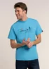 Brakeburn Blue Surfton T-Shirt - XL Image 1