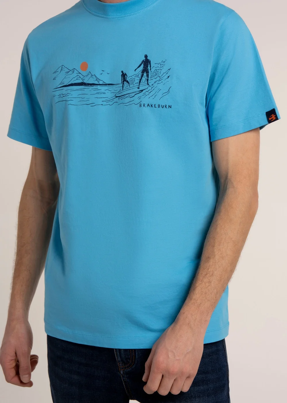 Brakeburn Blue Surfton T-Shirt - XL Image 3