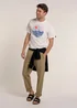 Brakeburn Cream Ockley T-Shirt - XL Image 4