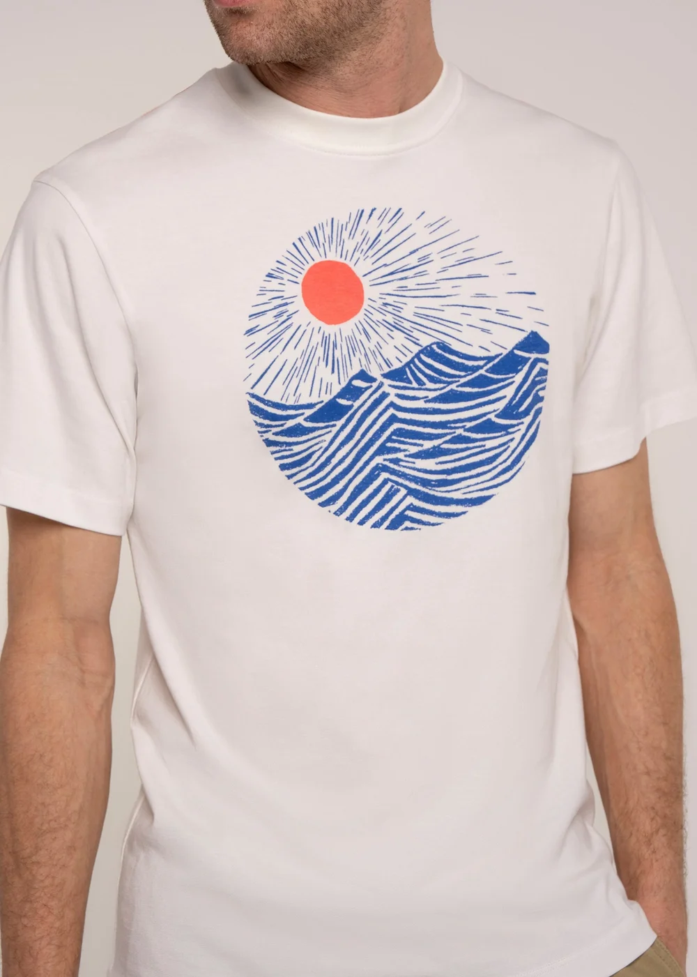 Brakeburn Cream Ockley T-Shirt - XL Image 3