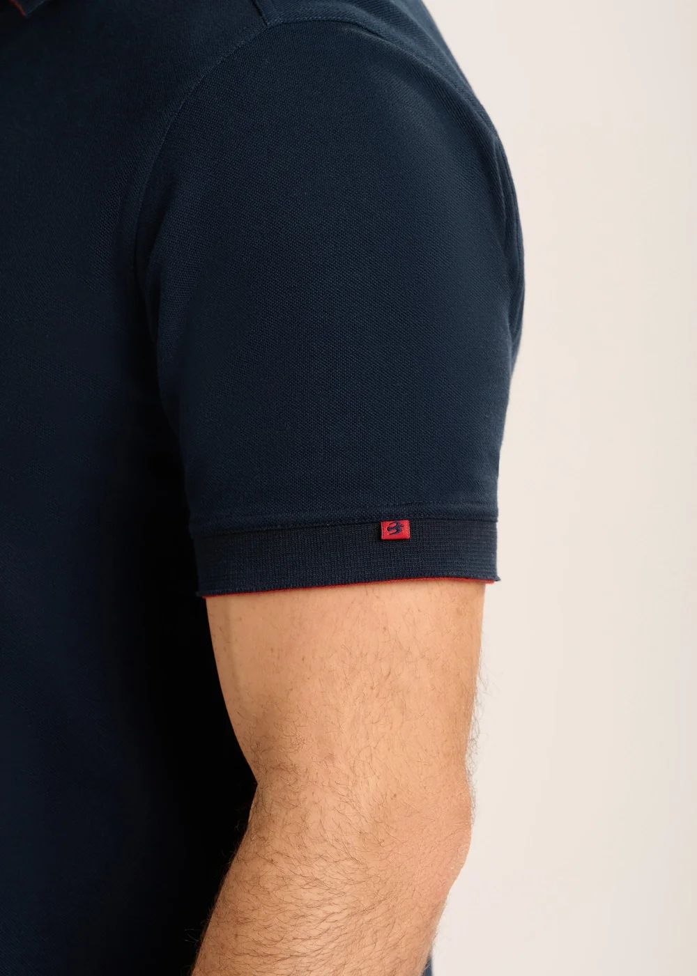 Brakeburn Navy Saintbury Pique Polo - S Image 5