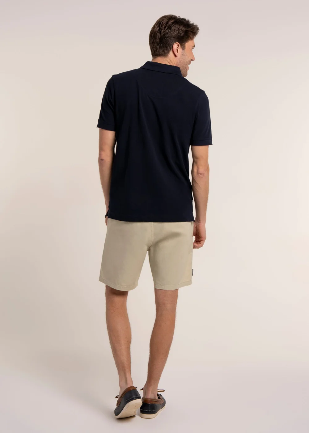 Brakeburn Navy Saintbury Pique Polo - S Image 2