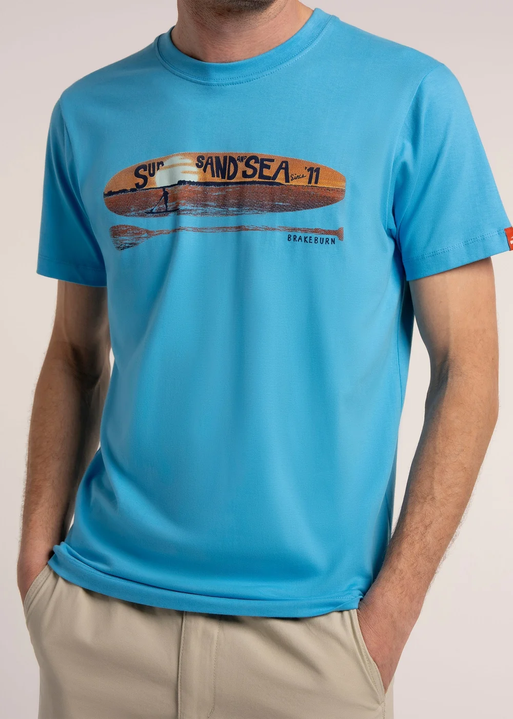 Brakeburn Blue Rathen T-Shirt - S Image 3