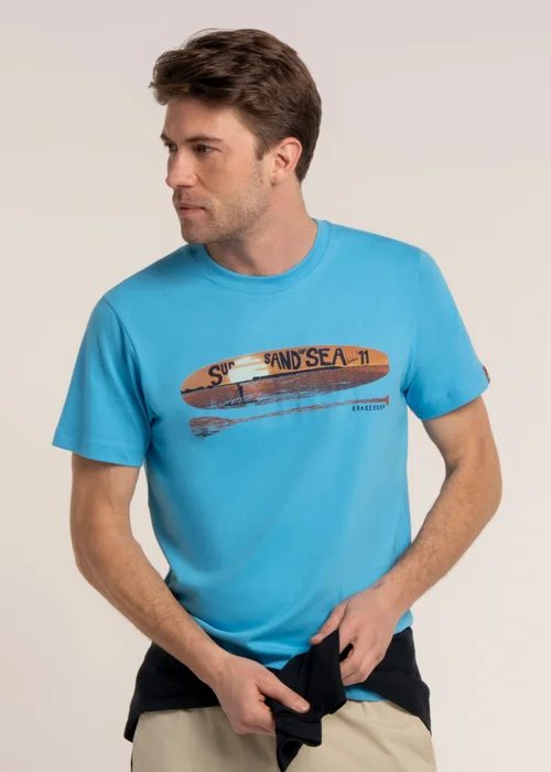 Brakeburn Blue Rathen T-Shirt - S Image 1